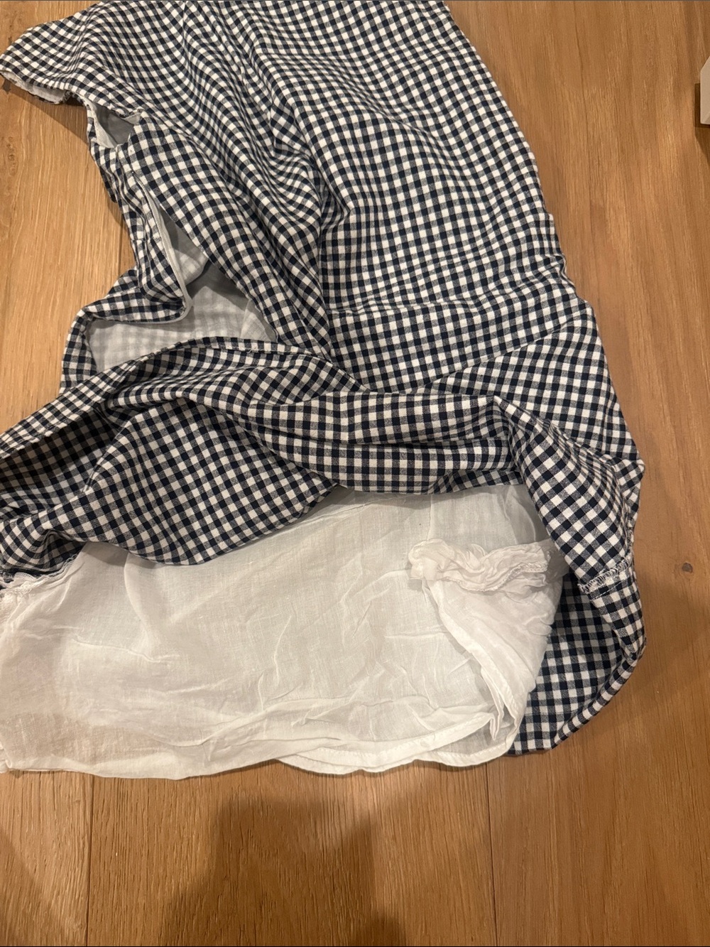 Many Many Clothes The Winona Dress Navy Plaid - Picture 6 of 7